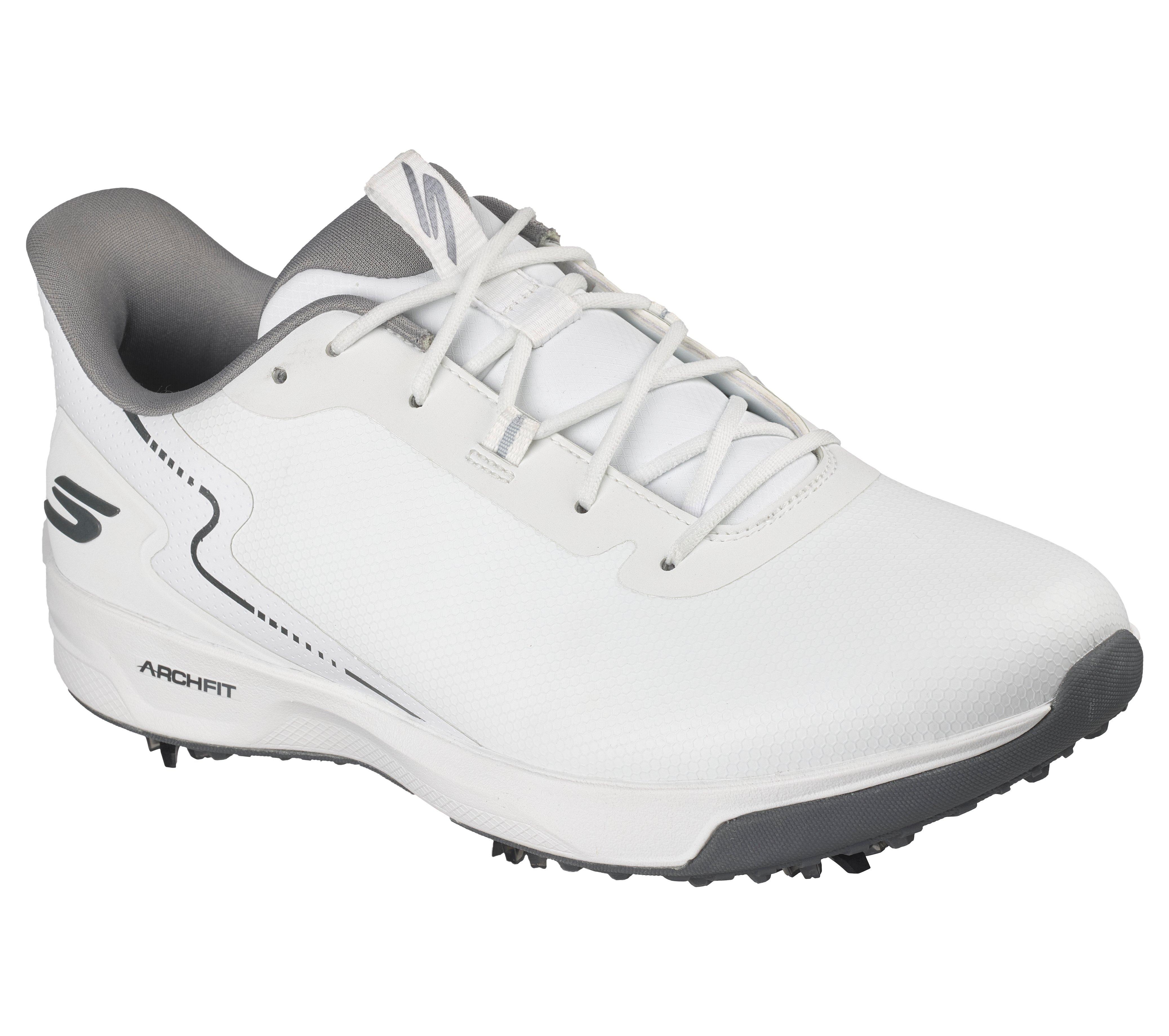 Men's Go Golf Elite Vortex Rival Spiked Golf Shoe - White